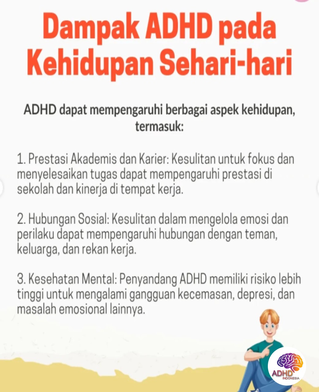 ADHD dan Hubungan Sosial Anak di Lingkungan Sekolah di Kota Salatiga